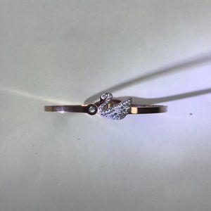 Swarovski women gold diamond bracelet